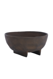 6612684 | Schaal op voet Rosana S - donkerbruin | Light & Living