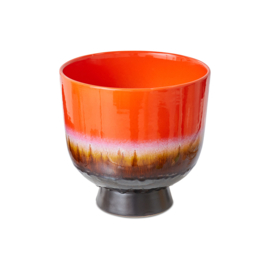 AFC0002 | Retro flower pot - cherry red | HKliving