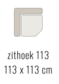 Zithoek 113 - SOOF 113x113 cm | Sevn
