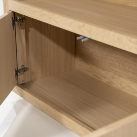 96287 | Kabinet Helsinki 120x220cm 4-drs. - naturel | Eleonora