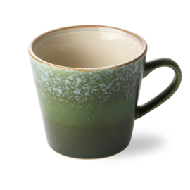 ACE6054 | 70s ceramics: cappuccino mug, grass | HKliving *uitlopend artikel, laatste exemplaren