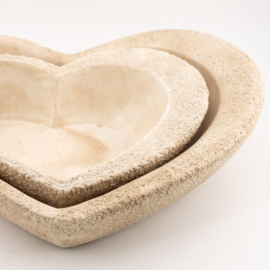 AS7366 | Aardewerk plateau hart S | HomeBound by KY