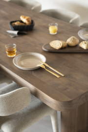 96428 | Eettafel Edward 300 x110x76 - bruin | Eleonora