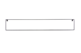 370110-Z | Meert wandplank metaal - zwart 100 cm | WOOOD