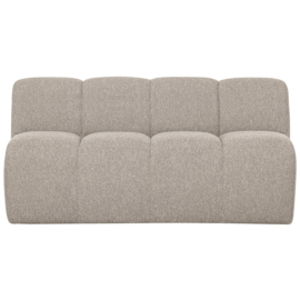 377462-EM | Mojo eetbank met rugleuning 164cm - bouclé beige melange | WOOOD
