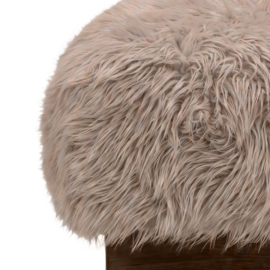 738832 | Hair bench with wooden legs small - brown | PTMD
