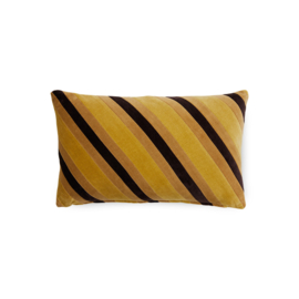 TKU2177 | Striped velvet cushion Honey (50x30) | HKliving