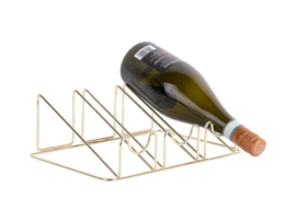 PT4059GD | Wine rack wired - gold | Present Time