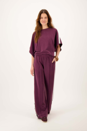 Top met vlindermouw - burgundy | Zusss