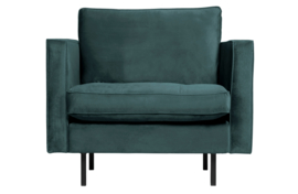 800888-198 | Rodeo classic fauteuil - velvet teal | BePureHome
