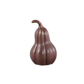 724977 | Julija pumpkin shaped statue - brown | PTMD