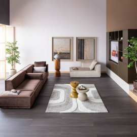 377817-H | Toval plantenstandaard/pot hoog - metaal hoogglans honinggeel | WOOOD