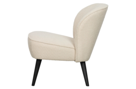 375690-C | Sara fauteuil - bouclé creme | WOOOD