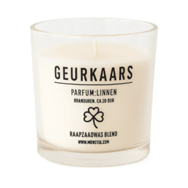 124654 | Geurkaars klaver - parfum linnen | MIJN STIJL