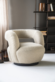  95798 | Fauteuil Sharon - bruin Spark | Eleonora