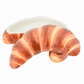 AS2975 | Aardewerk potje met deksel croissant | HomeBound by KY