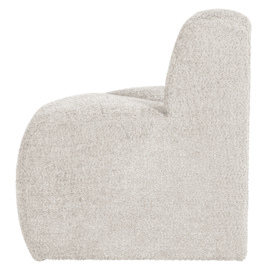 377901- WE | Mojo eetbank hoek rond rugleuning - wollig ecru | WOOOD