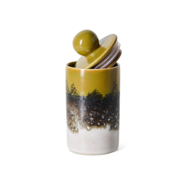 KST0316 | 70s ceramics: medium storage jar, truffle | HKliving - Eind oktober verwacht!