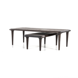 95751 | Salontafel set Jiska - bruin | Eleonora