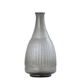 722221 | Fann recycled glass vase C - brown | PTMD