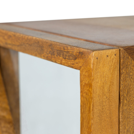 377619-N | Kella 1-deurs kast - mango hout naturel | WOOOD