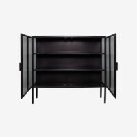 Vitrinekast Kentucky  - Zwart | New Routz