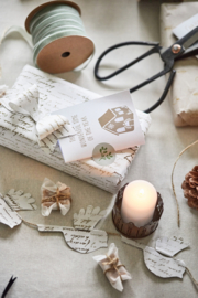 7406-01 | Pillar candle - white Ø:4 H:6 | Ib Laursen 