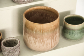 735649 | Venora pot ombre effect XS - brown | PTMD