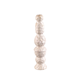 738306 | Kirsey candleholder irregular C - cream | PTMD - Verwacht in oktober!