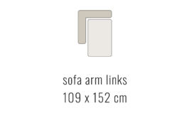 Sofa arm links - AMARILLO 109x152 cm | Sevn