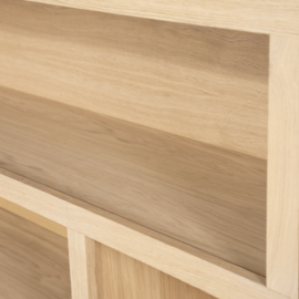 96289 | Kabinet Helsinki 200x220cm 2-delig 4-drs. 2 laden - naturel | Eleonora