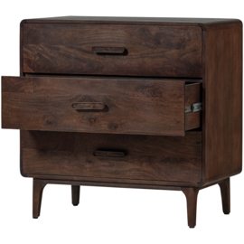 377570-B | Liya ladekast - mangohout donkerbruin | WOOOD