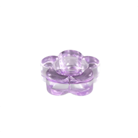 725677 | Bloomy thick flower tealight - purple | PTMD