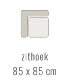 Zithoek - Tessa 85x85 cm | Sevn