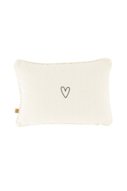 Kussen hello sunshine 35x25cm - off white | Zusss