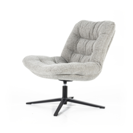  95580 | Fauteuil Danica - lichtgrijs baquer | Eleonora