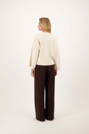 Fluffy trui met strass - creme | Zusss - Binnenkort verwacht!