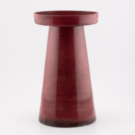 HB7732 | Metalen kaarsenstandaard hoog - roze | HomeBound by KY 