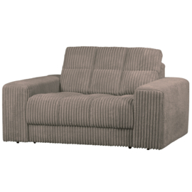 379006-RM | Second date loveseat - ribstof mud | WOOOD
