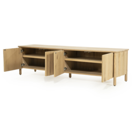 96404 | TV meubel Jake 4-drs. - naturel | Eleonora