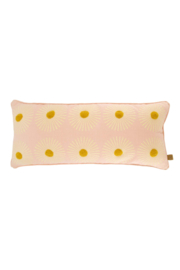 Kussen zon 70x30cm - roze/honing | Zusss