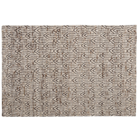 375049-N | Joslin vloerkleed wol 170x240cm - bruin naturel | WOOOD