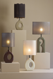 1743379 | Lampvoet 23,5x12x42,5 cm KANTI - burgundy | Light & Living