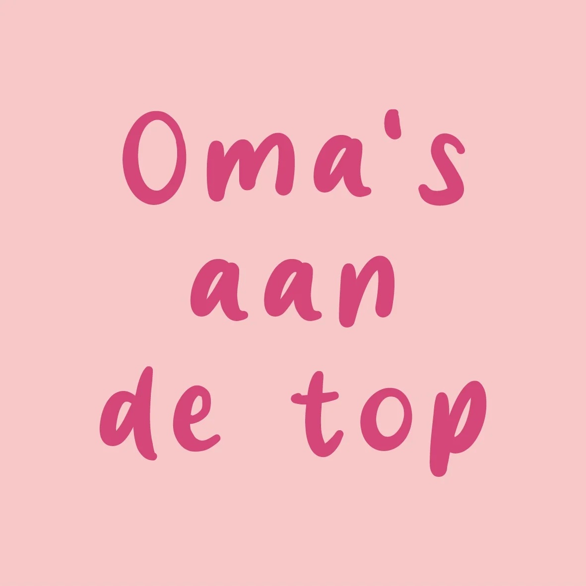 TE2995 | Tegeltje oma's aan de top | HomeBound by KY