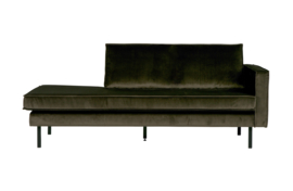 800746-156 | Rodeo daybed right - velvet dark green hunter | BePureHome