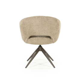 96475 | Stoel Alissa - taupe Oro | Eleonora