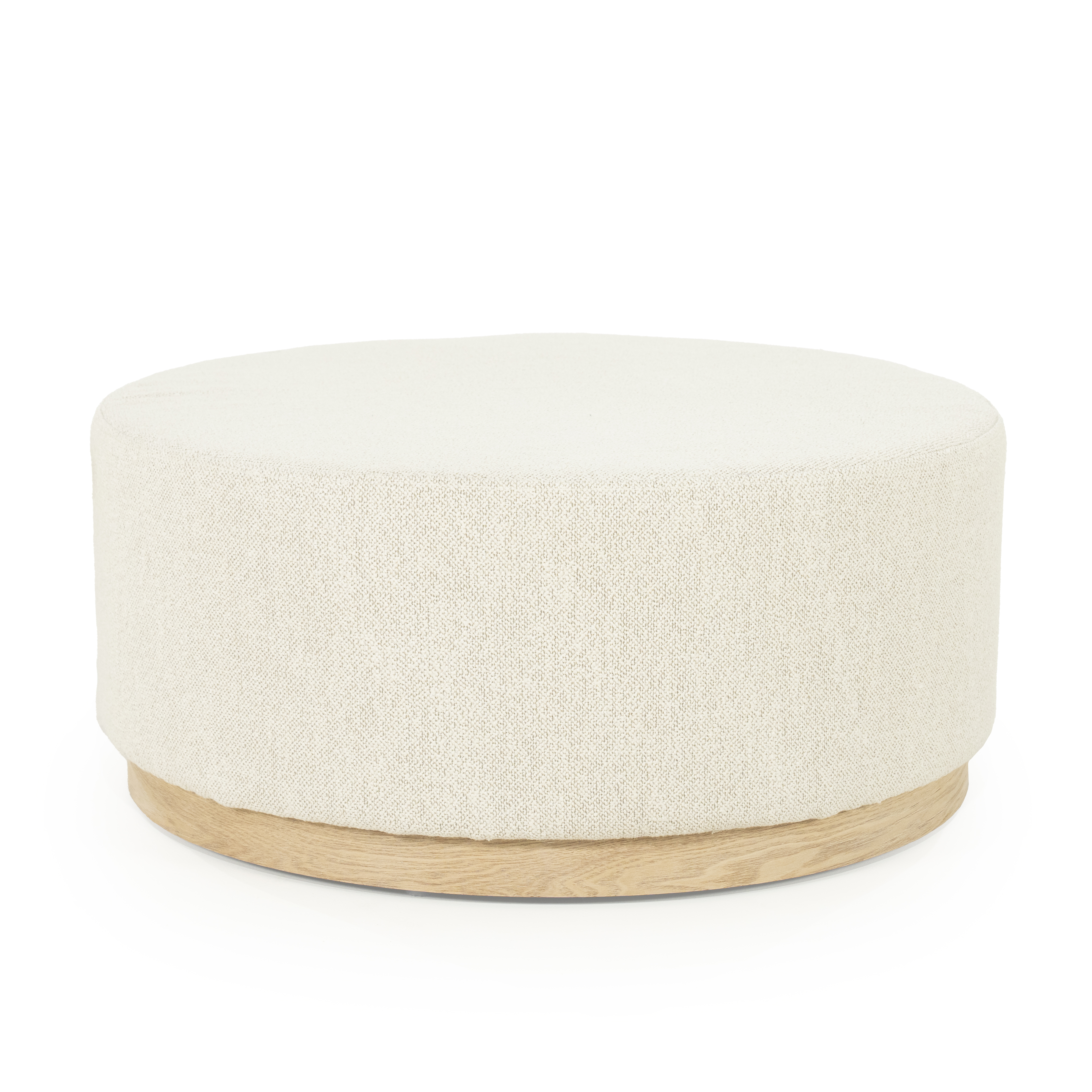 96301 | Poef Avah large - beige | Eleonora