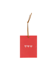 Mini geurzakje hartjes - rood | Zusss