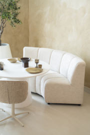  Eetkamerbank Esther - element rond 75x185 cm | Sevn