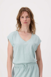 Jersey top - vergrijsd blauw | Zusss